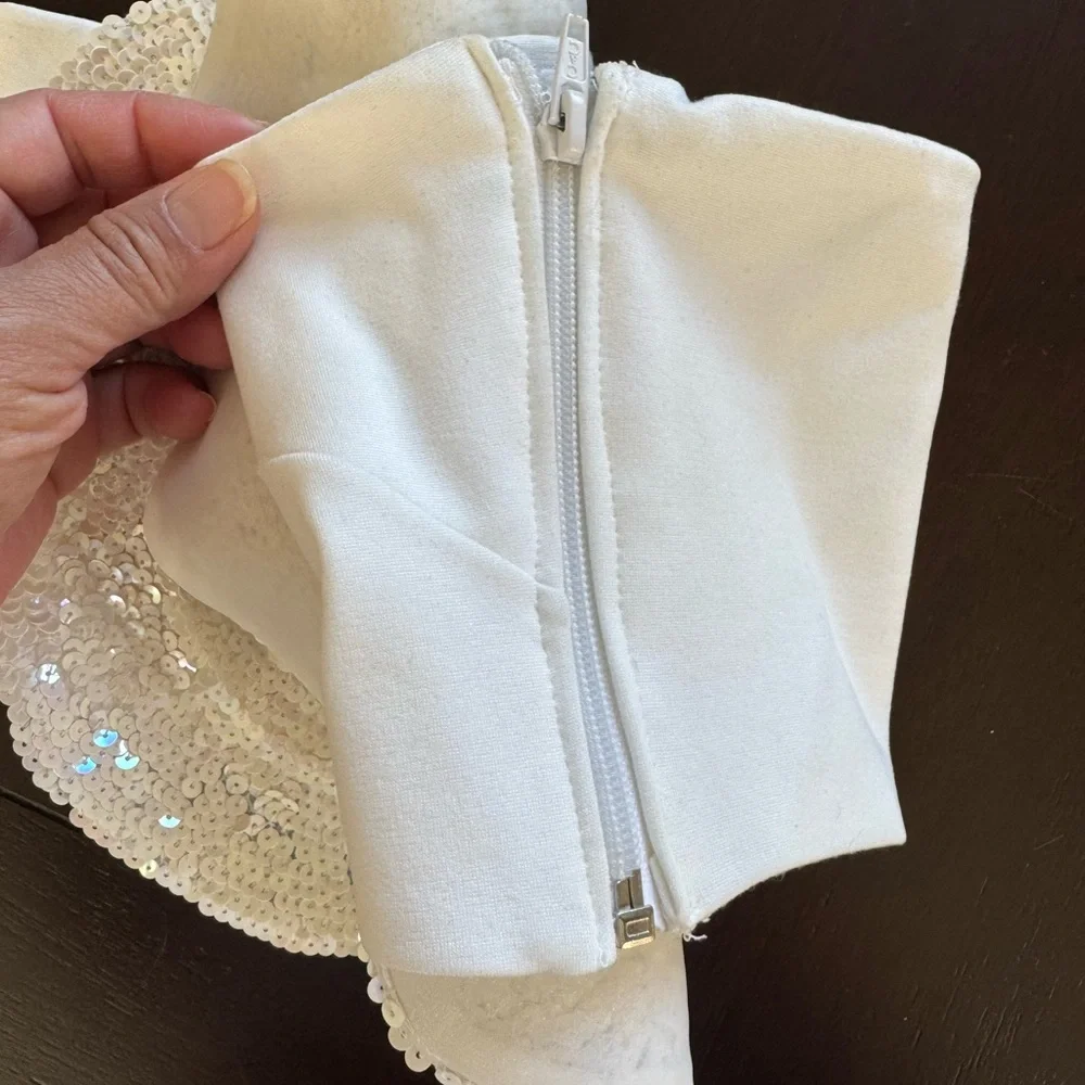 Cynthia Rowley Sequin Floral Tube Top - Picture 7 of 7